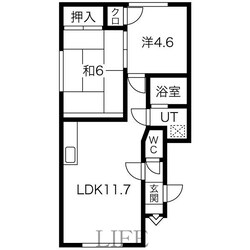 クリオコートAの物件間取画像